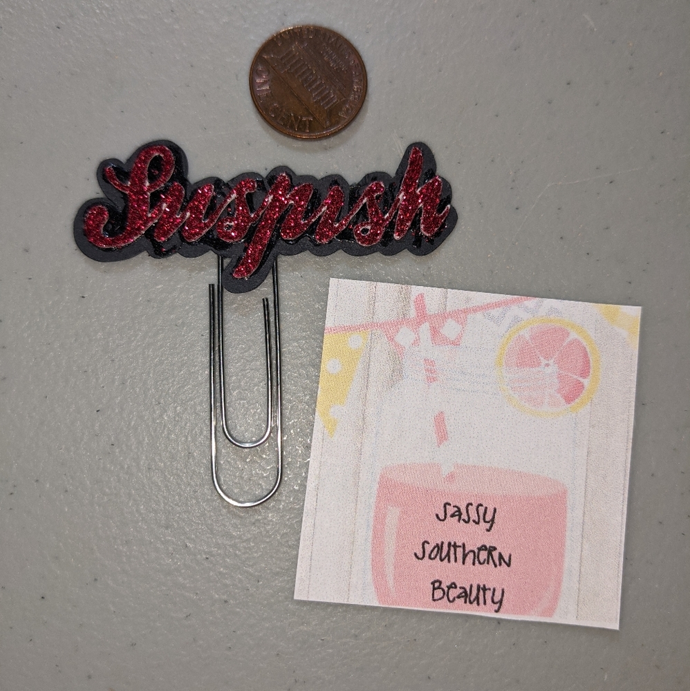 True Crime Inspired Planner Clip